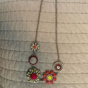 Lia Sophia flower necklace